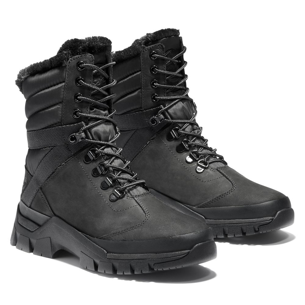 Timberland Μποτες Χιονιού Γυναικεια Μαυρα - Jenness Falls Waterproof Insulated - Greece 9603725-UY